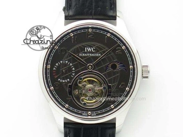 MIROTIME 0423 Durable Portuguese Fa Jones IW544202 SS GSF 1:1 Best Edition White Dial On Leather Strap 7229